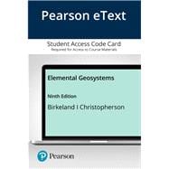 Pearson eText Elemental Geosystems -- Access Card