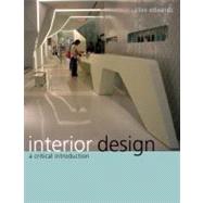 Interior Design A Critical Introduction,9781847883124