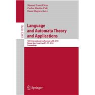 Language and Automata Theory and Applications