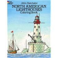 North American Lighthouses Coloring Book