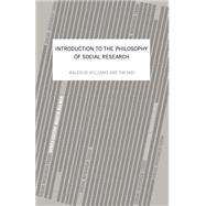 An Introduction To The Philosophy Of Social Research