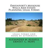 Davenport's Missouri Wills and Estate Planning Legal Forms