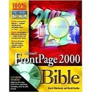 Microsoft<sup>®</sup> FrontPage<sup>®</sup> 2000 Bible