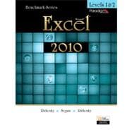 Benchmark Excel 2010 Levels 1&2 with data files CD