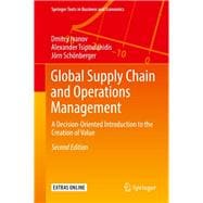 Global Supply Chain and Operations Management