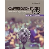 Communication Studies 103