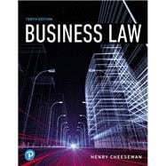 Business Law, Student Value Edition + 2019 MyLab Business Law with Pearson eText -- Access Card Package