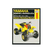 Haynes Yamaha Yfz350 Banshee & Yfm350X Warrior Atvs Owners Workshop Manual