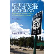 Kindle Book: Forty Studies that Changed Psychology (B0093K4QIK)