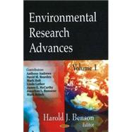 Environmental Research Advances
