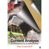 Content Analysis : An Introduction to Its Methodology