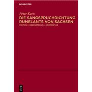 Die Sangspruchdichtung Rumelants von Sachsen