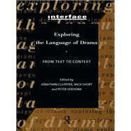 Exploring the Language of Drama: From Text to Context
