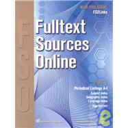 Fulltext Sources Online