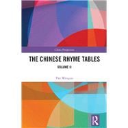 The Chinese Rhyme Tables