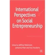 International Perspectives on Social Entrepreneurship Research