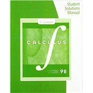 Student Solutions Manual, Chapters 12-16 for Stewart/Clegg/Watson's Multivariable Calculus, 9th