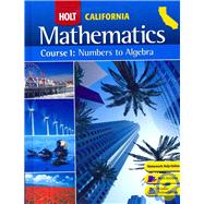 Holt Mathematics Course 1, Numbers to Algebra