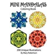 Mini Mandalas Adult Coloring Book