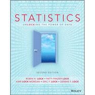 Statistics, Unlocking the Power of Data, 2nd Edition