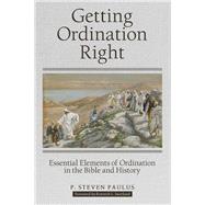 Getting Ordination Right