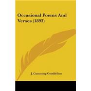Occasional Poems and Verses