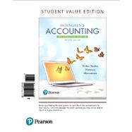 Horngren's Accounting The Managerial Chapters, Student Value Edition Plus MyLab Accounting with Pearson eText -- Access Card Package