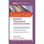 Essentials of Dyslexia Assessment and Intervention [Rental Edition],9781119623168