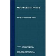 Multivariate Analysis Methods and Applications
