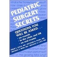 Pediatric Surgery Secrets A Hanley & Belfus Publication