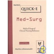 Medical-surgical Clinical Reference: Medical Surgical Clinical Nursing Reference