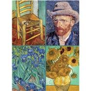 Set of 4 Magnetic Notepads: Van Gogh