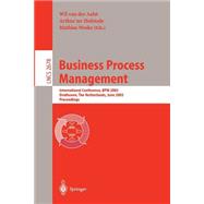 Business Process Management : International Conference, BPM 2003, Eindhoven, the Netherlands, June 2003, Proceedings