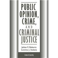 Public Opinion, Crime, and Criminal Justice