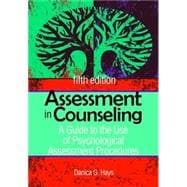Assessment in Counseling,9781556203183