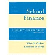 School Finance : A Policy Perspective