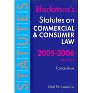 Statutes on Commercial and Consumer Law 2005-2006