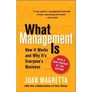 What Management Is How It Works and Why It's Everyone's Business