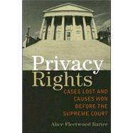 Privacy Rights Cases Lost and Causes Won Before the Supreme Court