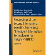 Proceedings of the Second International Scientific Conference Intelligent Information Technologies for Industry 2017