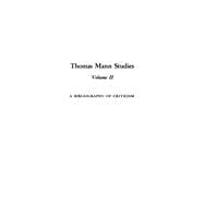 Thomas Mann Studies