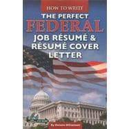 How to Write the Perfect Federal Job Resume & Resume Cover Letter