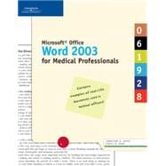 Microsoft Office Word 2003 for Medical Professionals