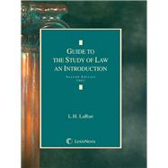 A Student's Guide to the Study of Law