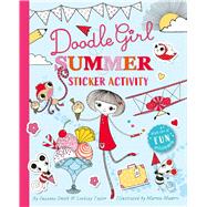 Doodle Girl Summer Sticker Activity