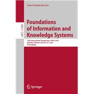Foundations of Information and Knowledge Systems