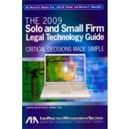 The Solo and Small Firm Legal Technology Guide 2009