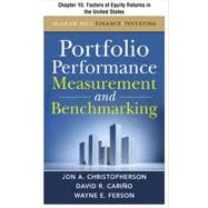Portfolio Performance Measurement and Benchmarking, Chapter 15 - Factors of Equity Returns in the United States