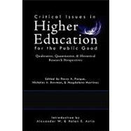 Critical Issues in Higher Education for the Public Good