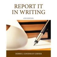 Report It in Writing